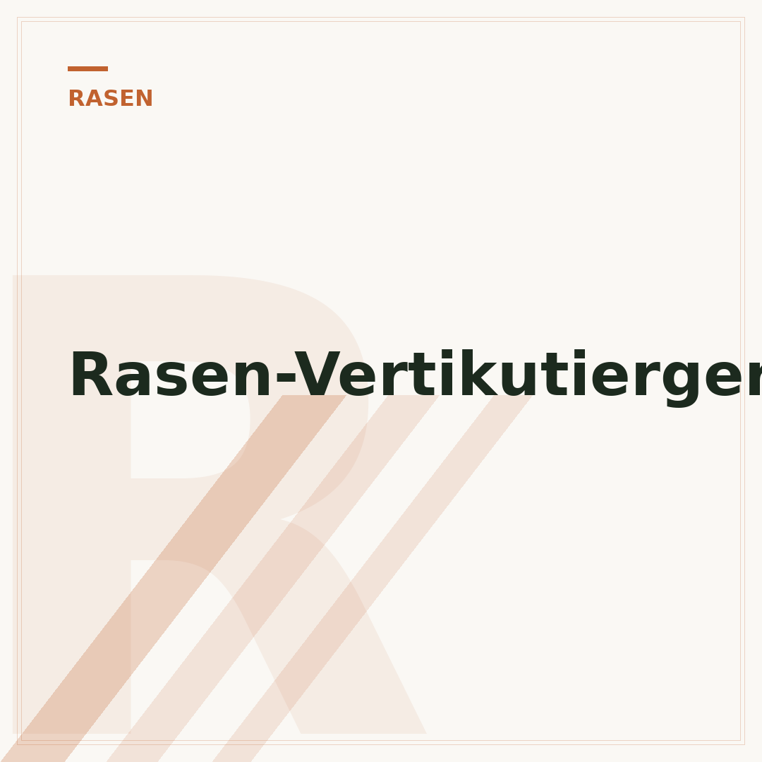 Rasen-Vertikutiergeräte