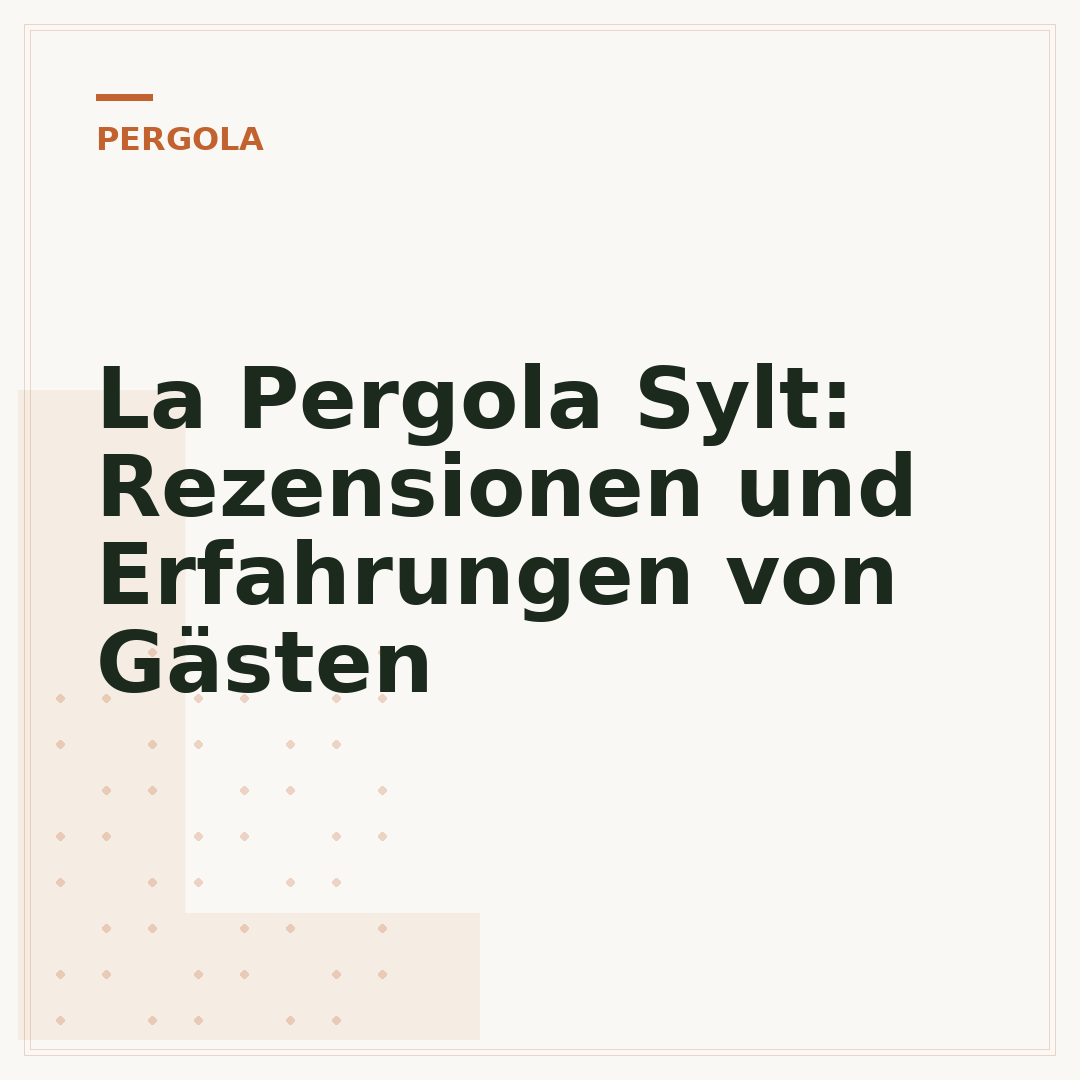 La Pergola Sylt: Rezensionen und Erfahrungen von Gästen