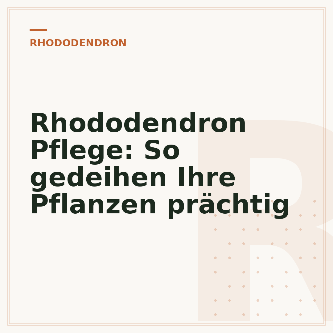 Rhododendron Pflege: So gedeihen Ihre Pflanzen prächtig