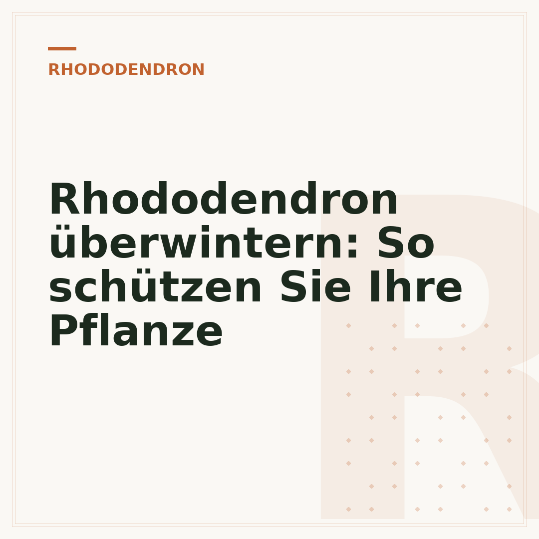Rhododendron überwintern: So schützen Sie Ihre Pflanze