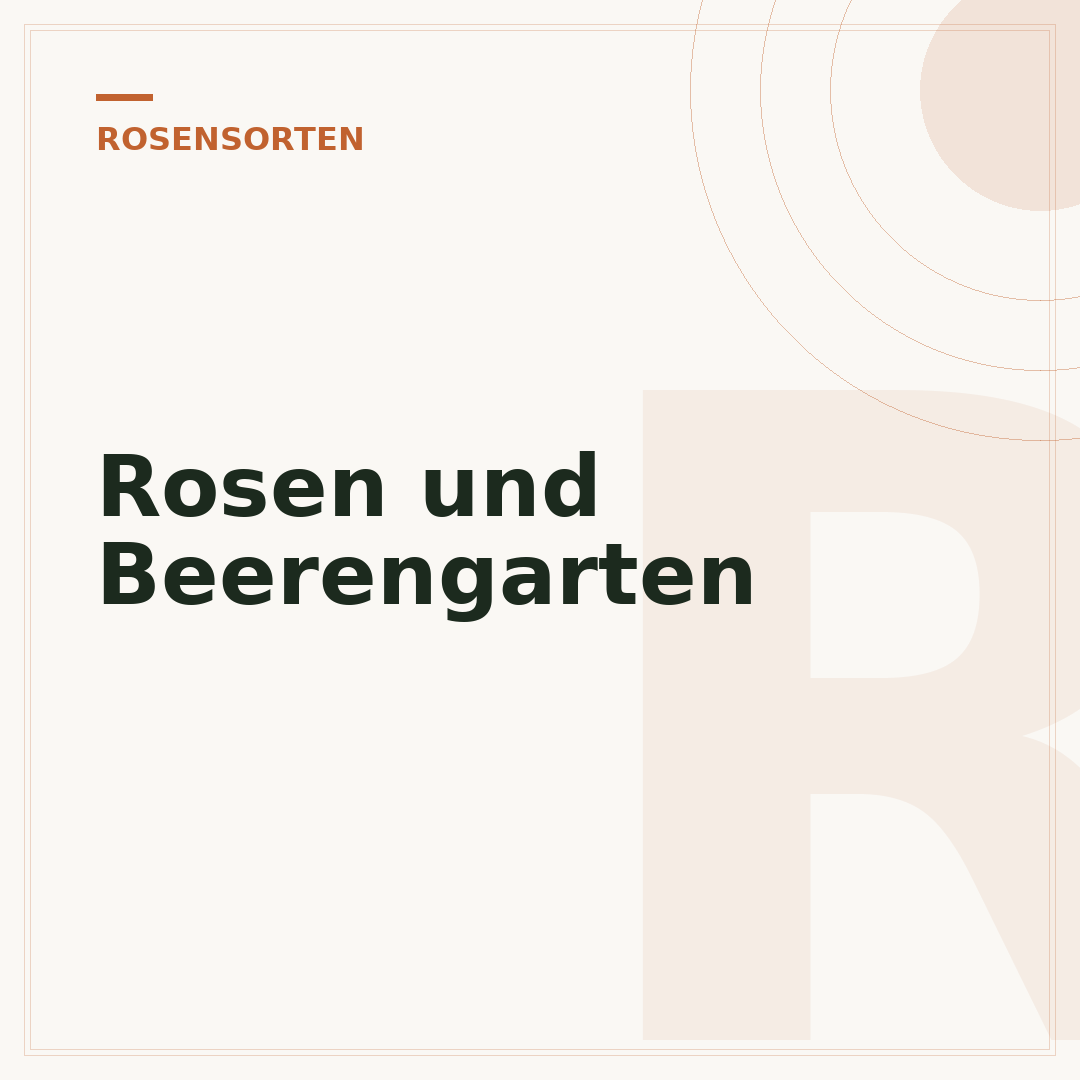Rosen und Beerengarten