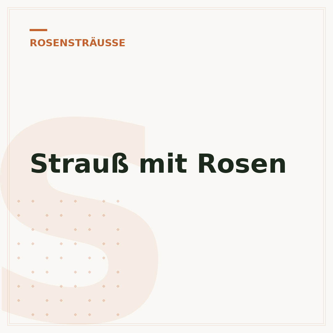 Strauß mit Rosen