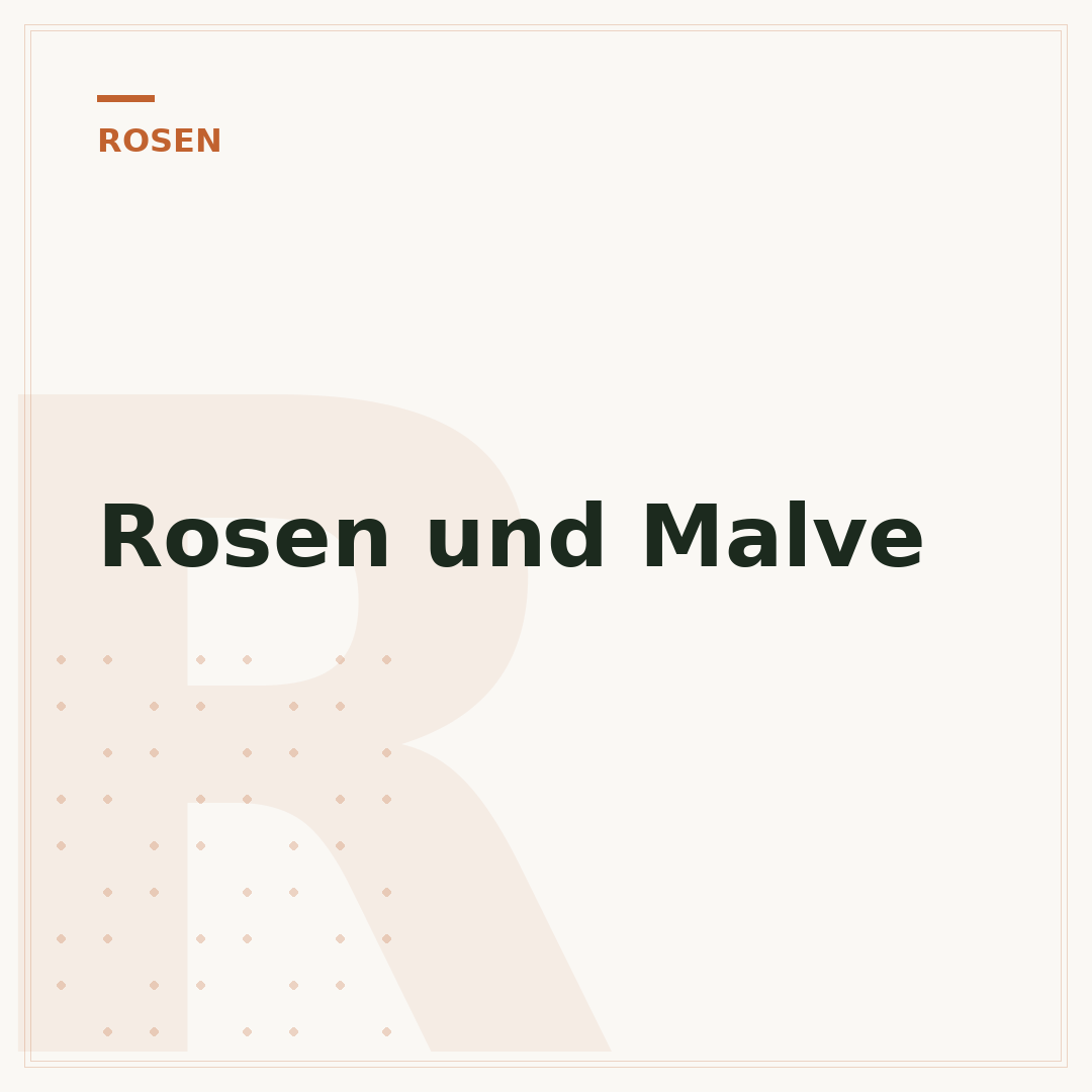 Rosen und Malve