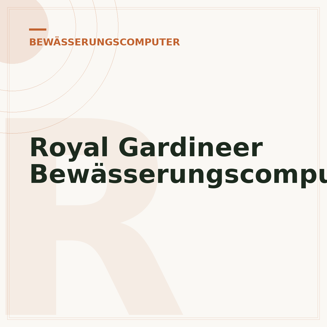 Royal Gardineer Bewässerungscomputer
