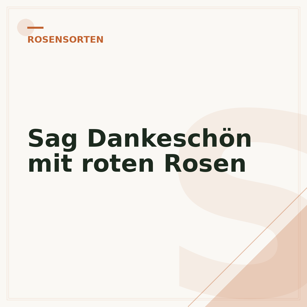 Sag Dankeschön mit roten Rosen
