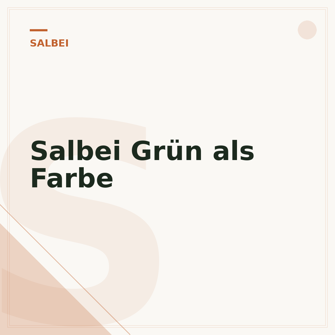 Salbei Grün als Farbe