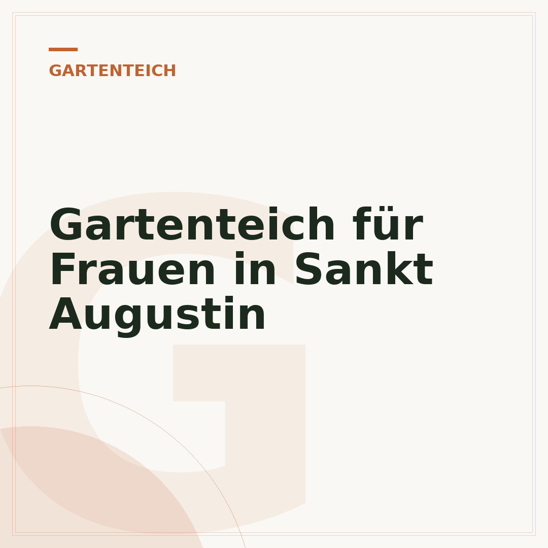 Gartenteich für Frauen in Sankt Augustin