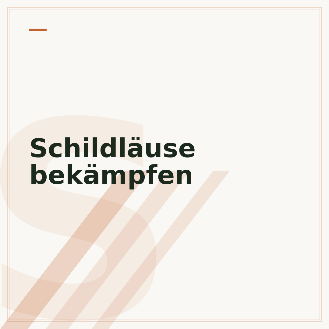 Schildläuse bekämpfen