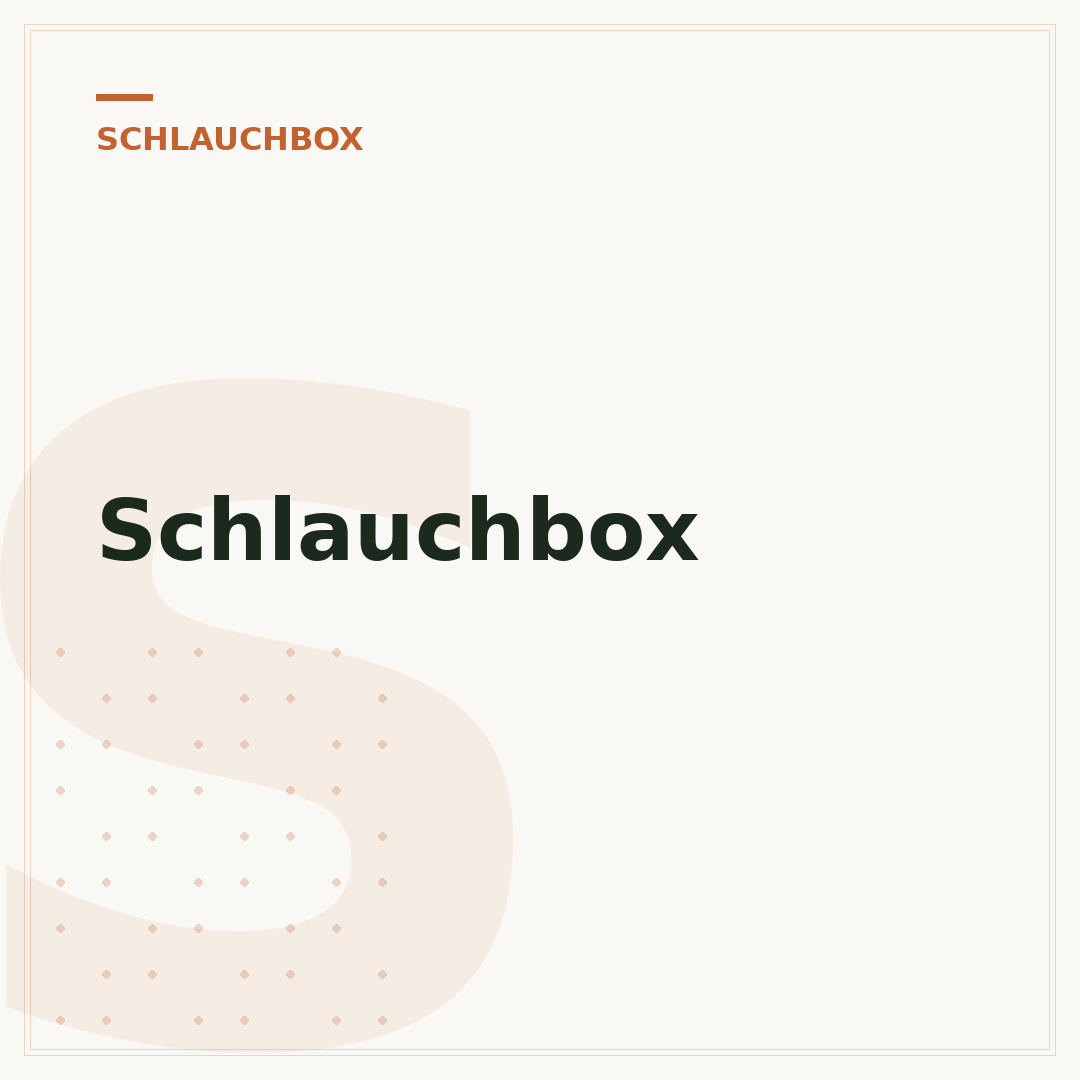 Schlauchbox
