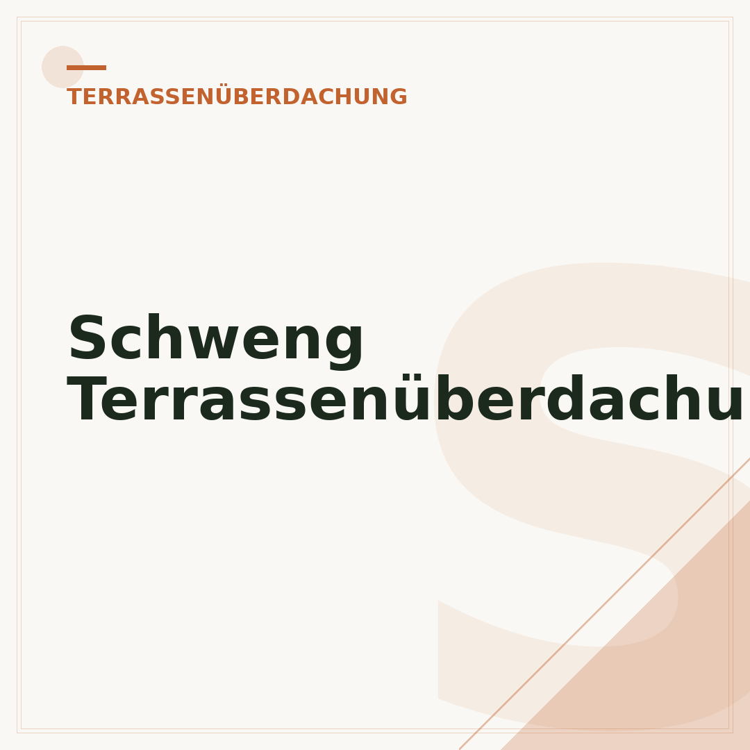 Schweng Terrassenüberdachung
