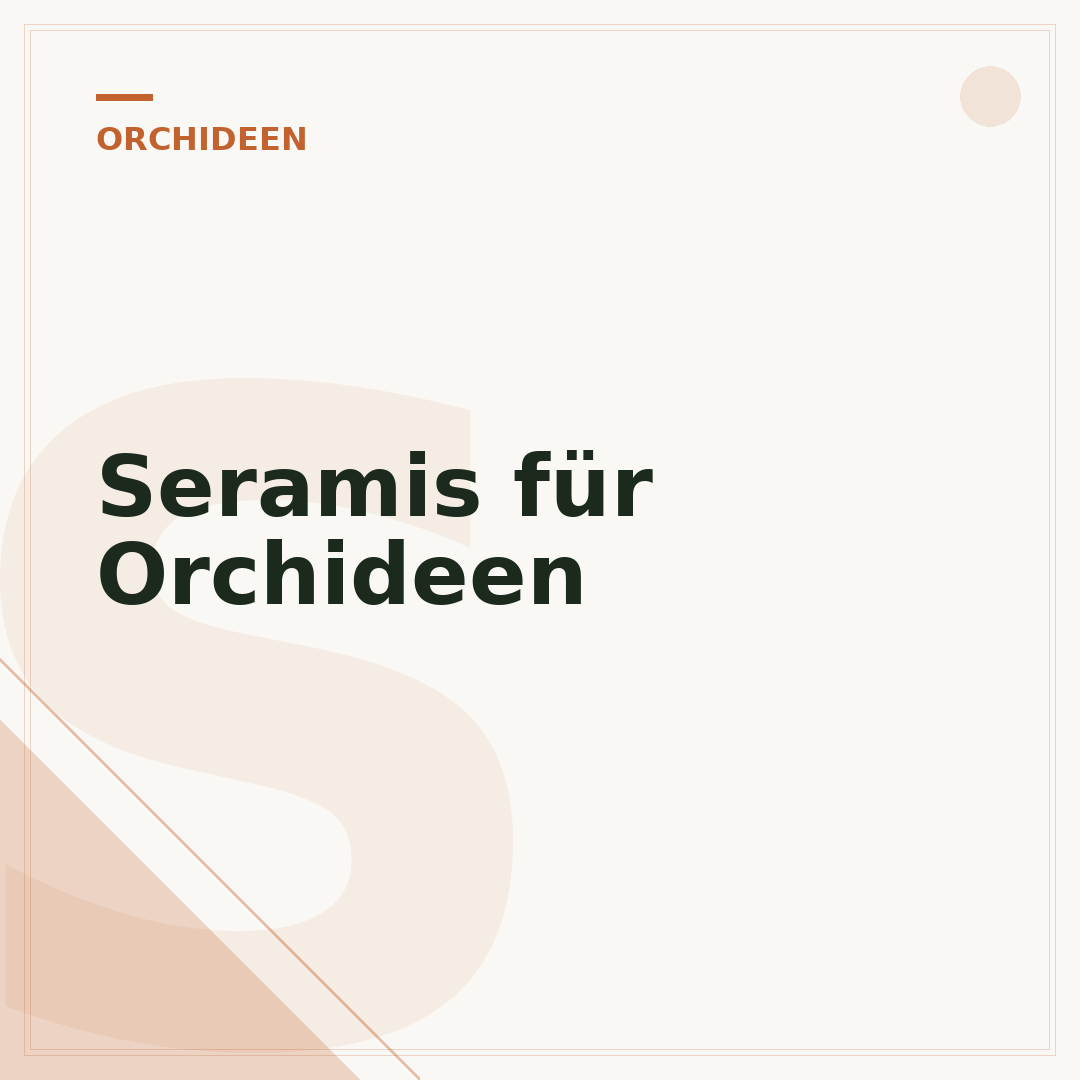 Seramis für Orchideen
