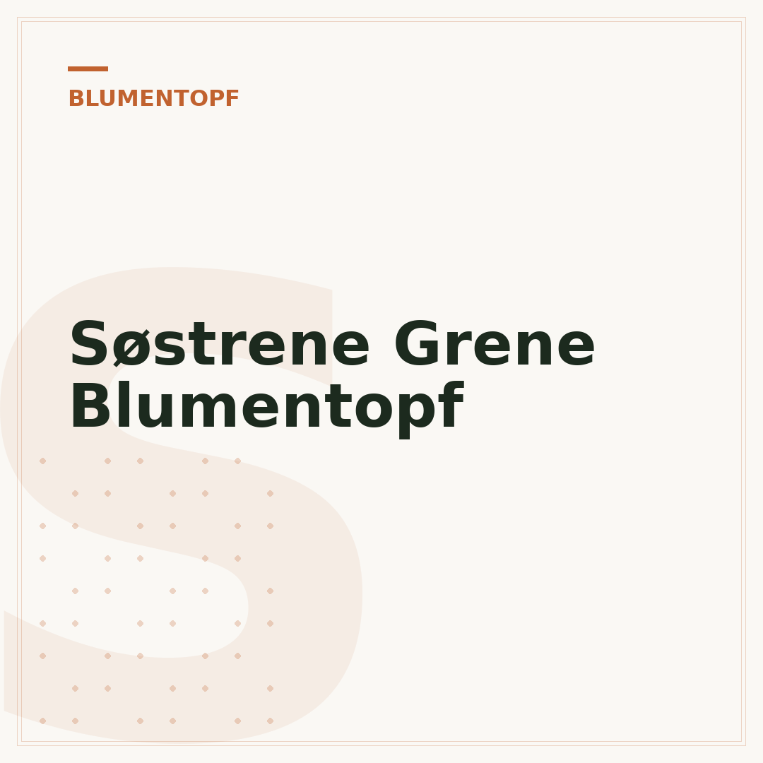 Søstrene Grene Blumentopf