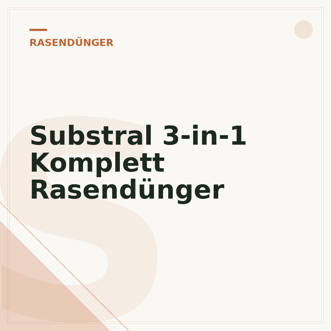 Substral 3-in-1 Komplett Rasendünger