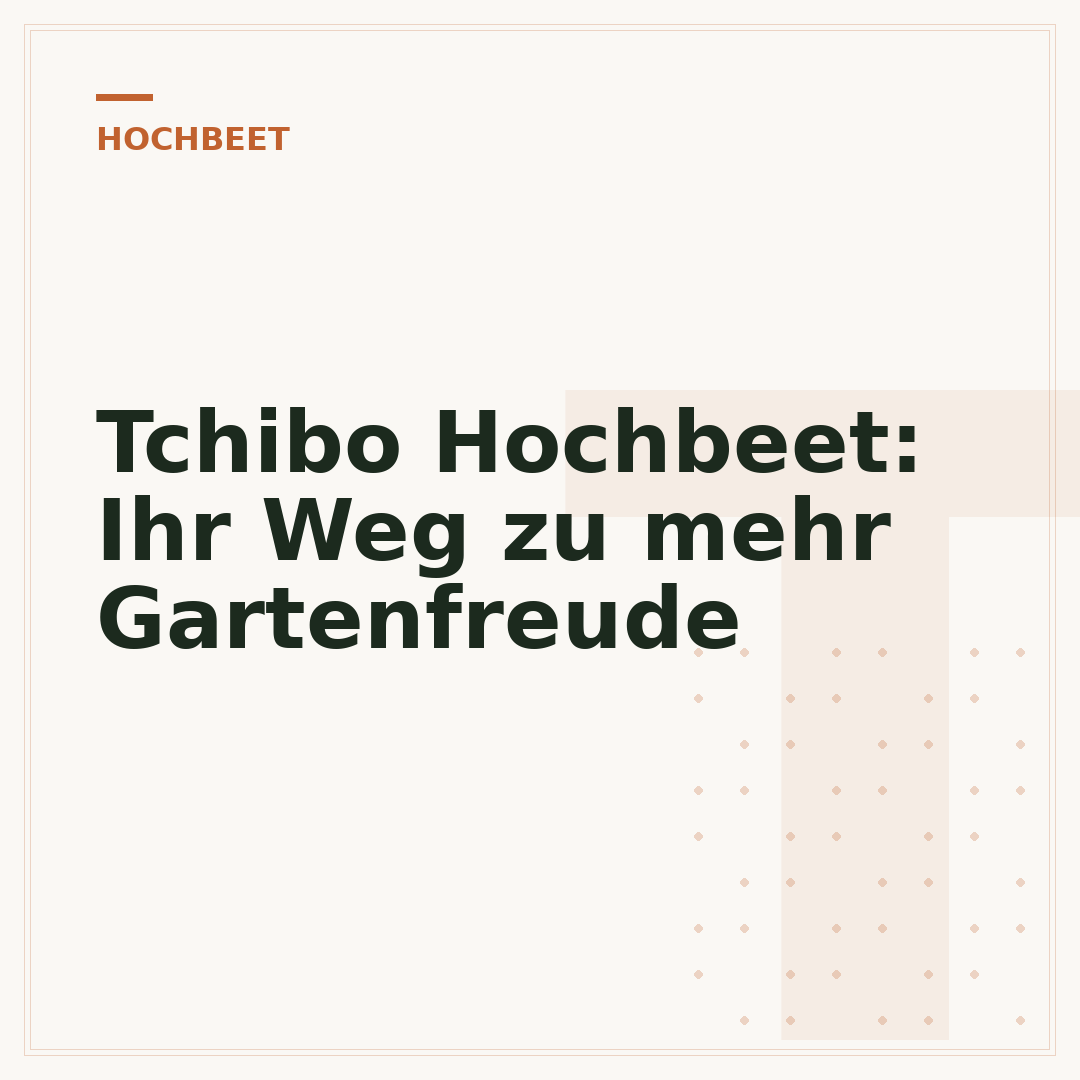 Tchibo Hochbeet: Ihr Weg zu mehr Gartenfreude