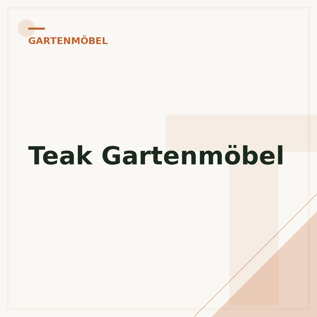 Teak Gartenmöbel