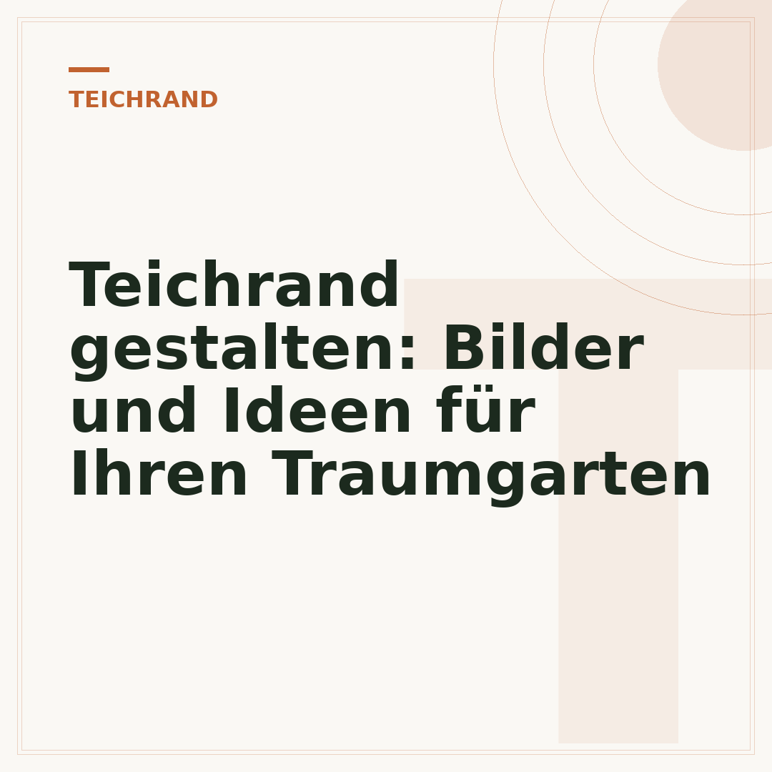 Teichrand gestalten: Bilder und Ideen für Ihren Traumgarten