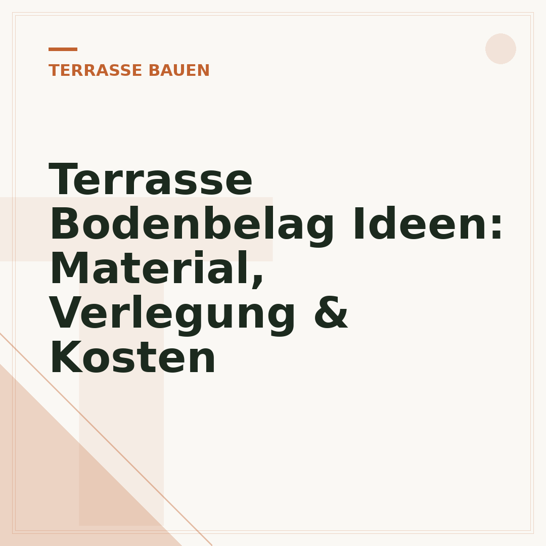 Terrasse Bodenbelag Ideen: Material, Verlegung & Kosten