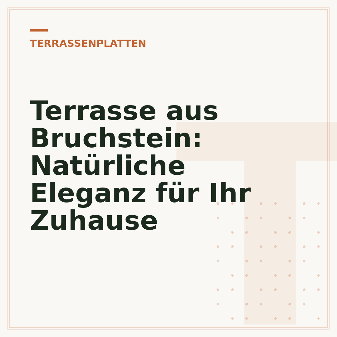 Terrasse aus Bruchstein: Natürliche Eleganz für Ihr Zuhause