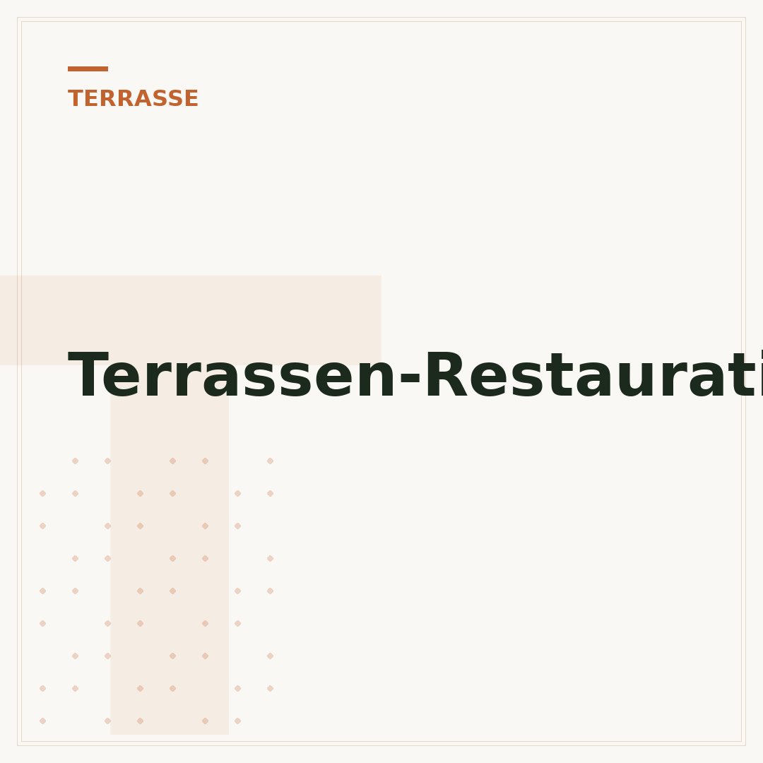 Terrassen-Restauration