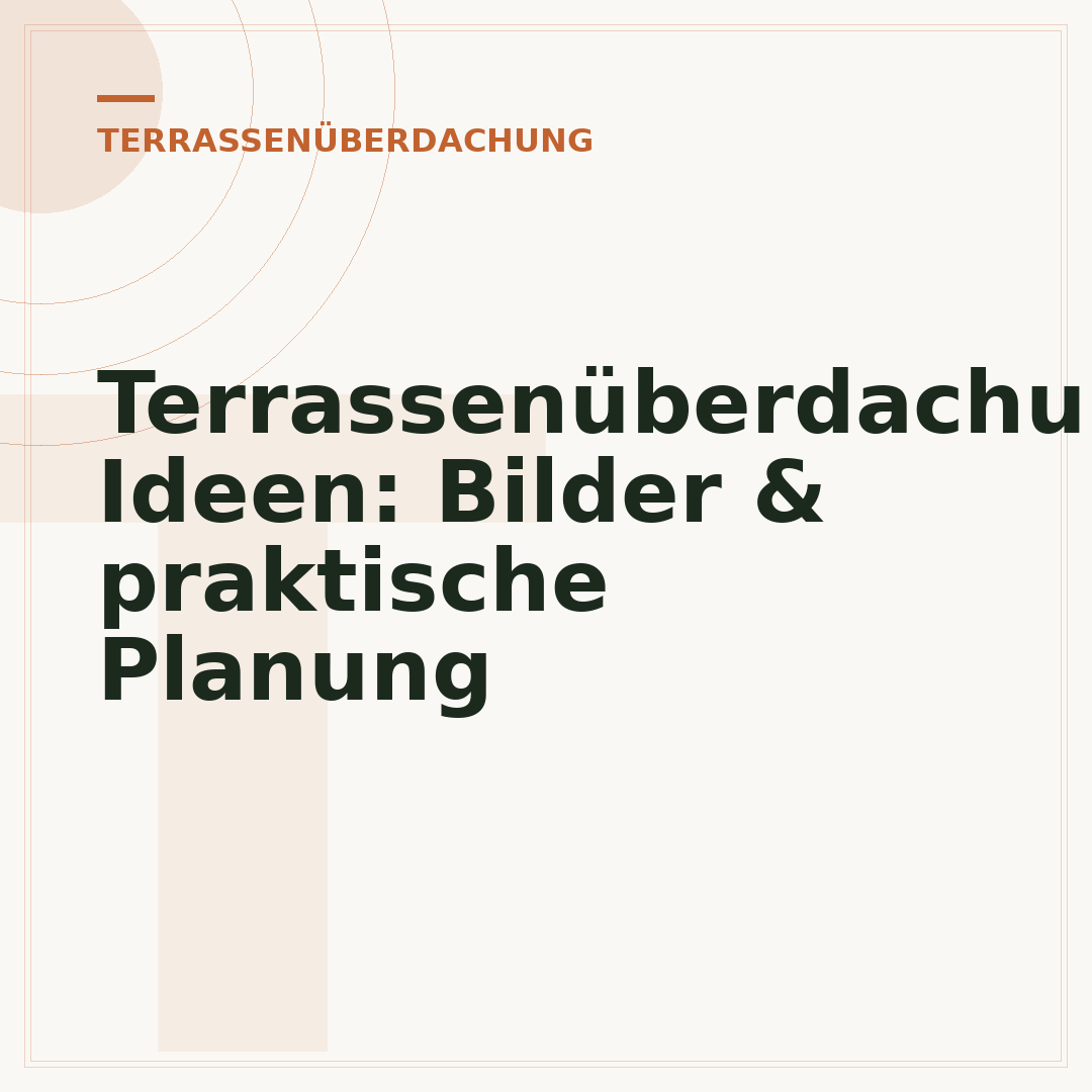 Terrassenüberdachung Ideen: Bilder & praktische Planung