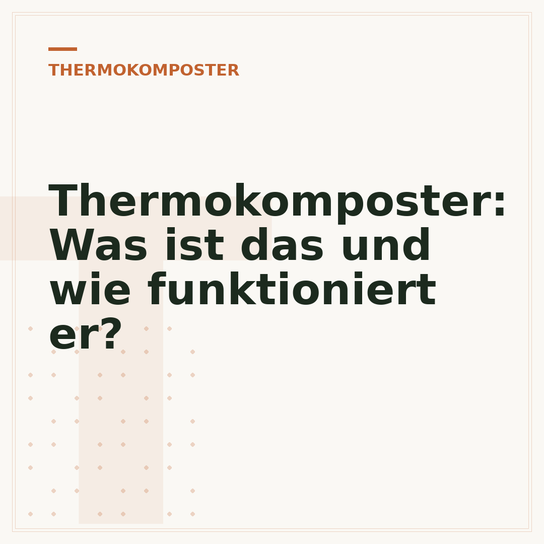 Thermokomposter: Was ist das und wie funktioniert er?