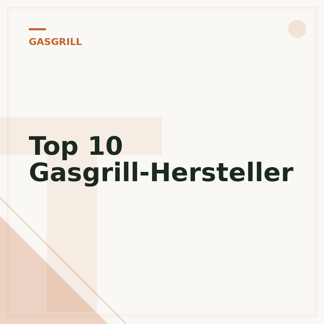Top 10 Gasgrill-Hersteller