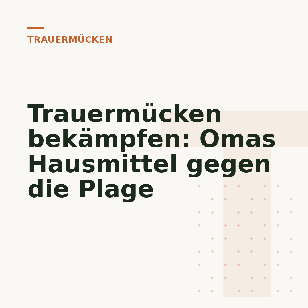 Trauermücken bekämpfen: Omas Hausmittel gegen die Plage