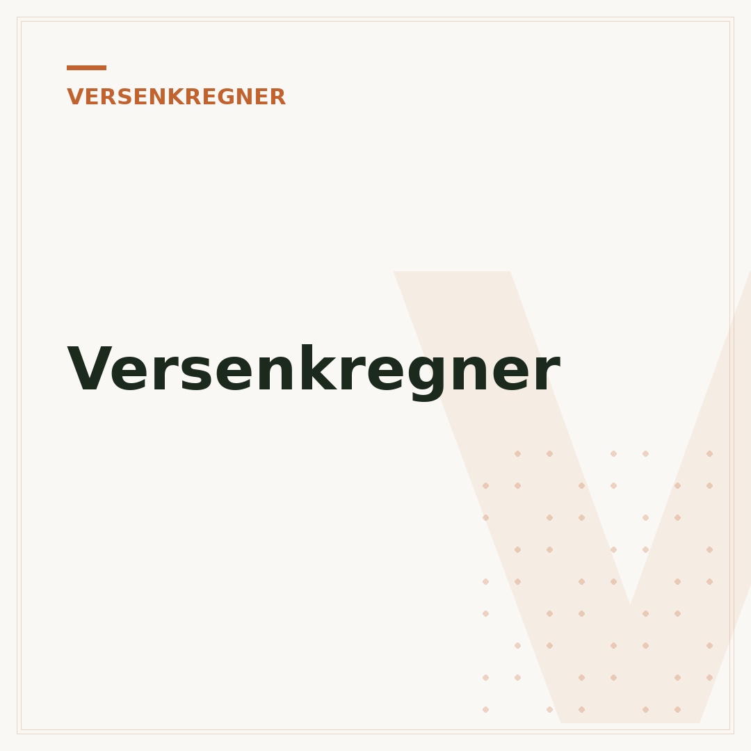 Versenkregner