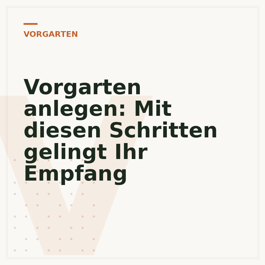 Vorgarten anlegen: Mit diesen Schritten gelingt Ihr Empfang