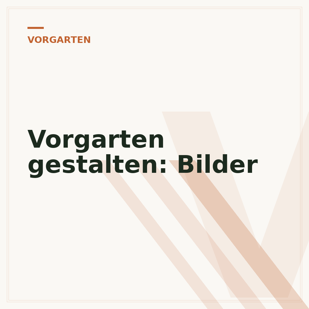 Vorgarten gestalten: Bilder