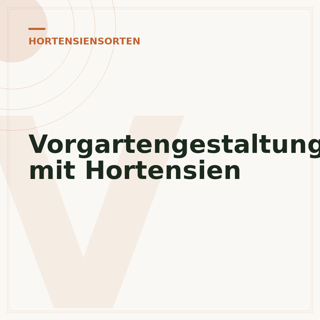 Vorgartengestaltung mit Hortensien