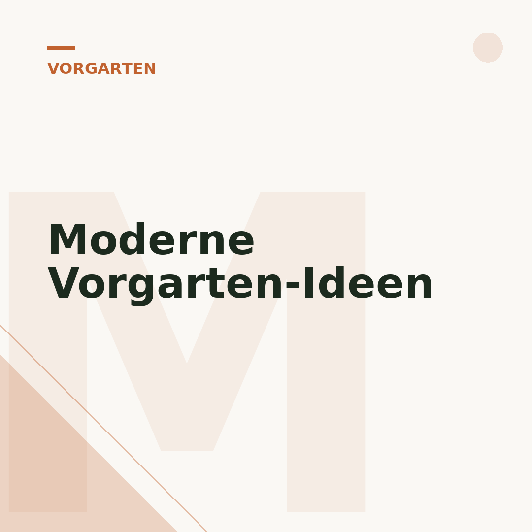 Moderne Vorgarten-Ideen