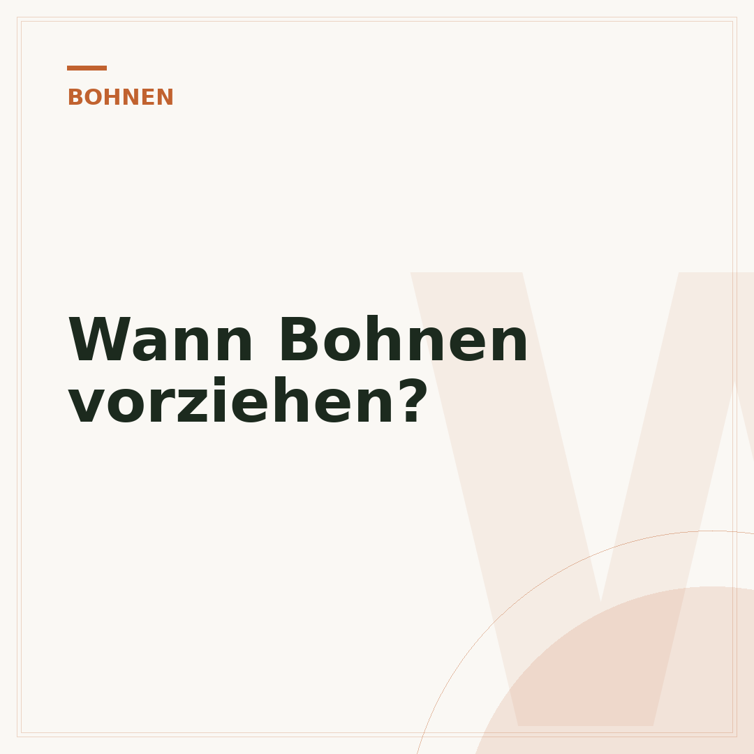 Wann Bohnen vorziehen?