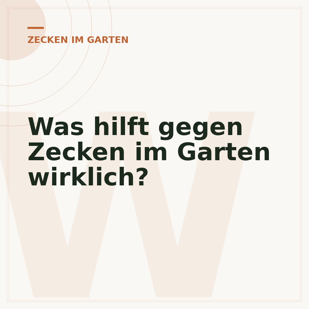 Was hilft gegen Zecken im Garten wirklich?