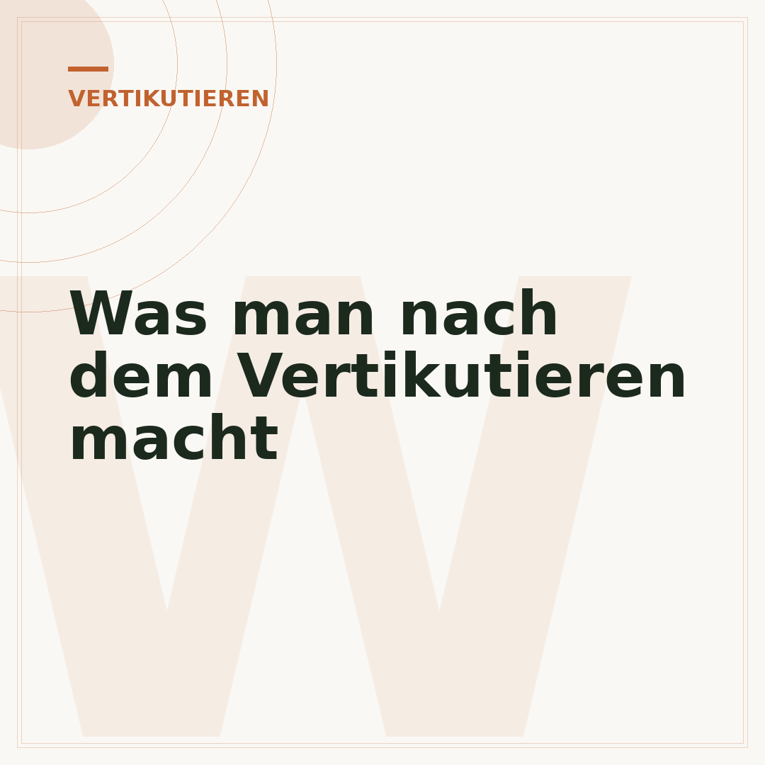 Was man nach dem Vertikutieren macht