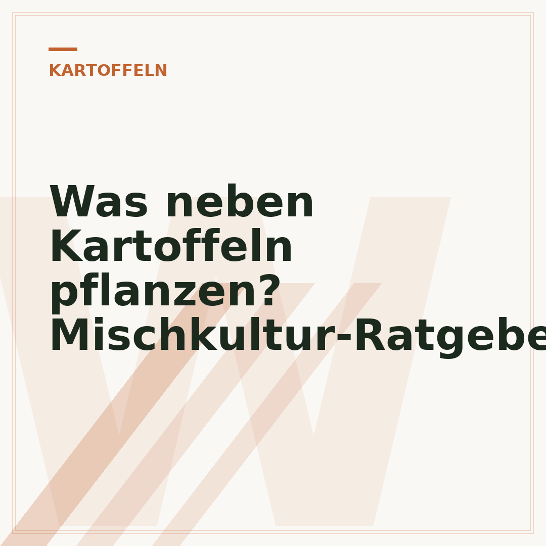 Was neben Kartoffeln pflanzen? Mischkultur-Ratgeber
