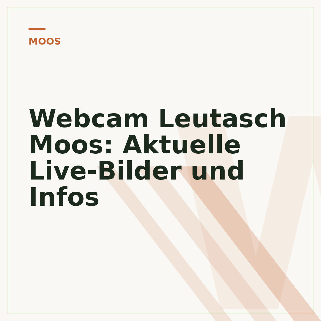 Webcam Leutasch Moos: Aktuelle Live-Bilder und Infos