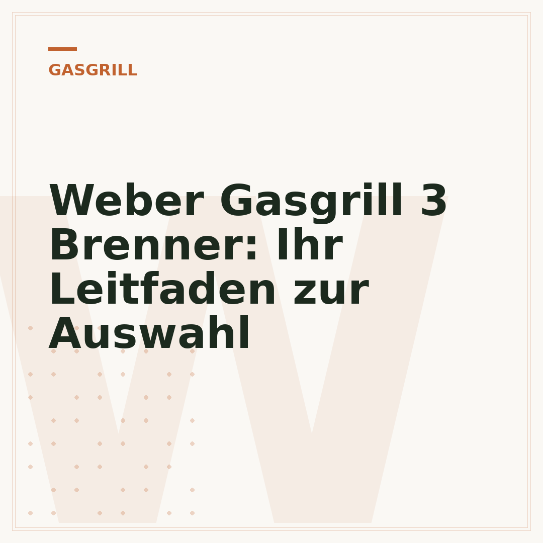 Weber Gasgrill 3 Brenner: Ihr Leitfaden zur Auswahl