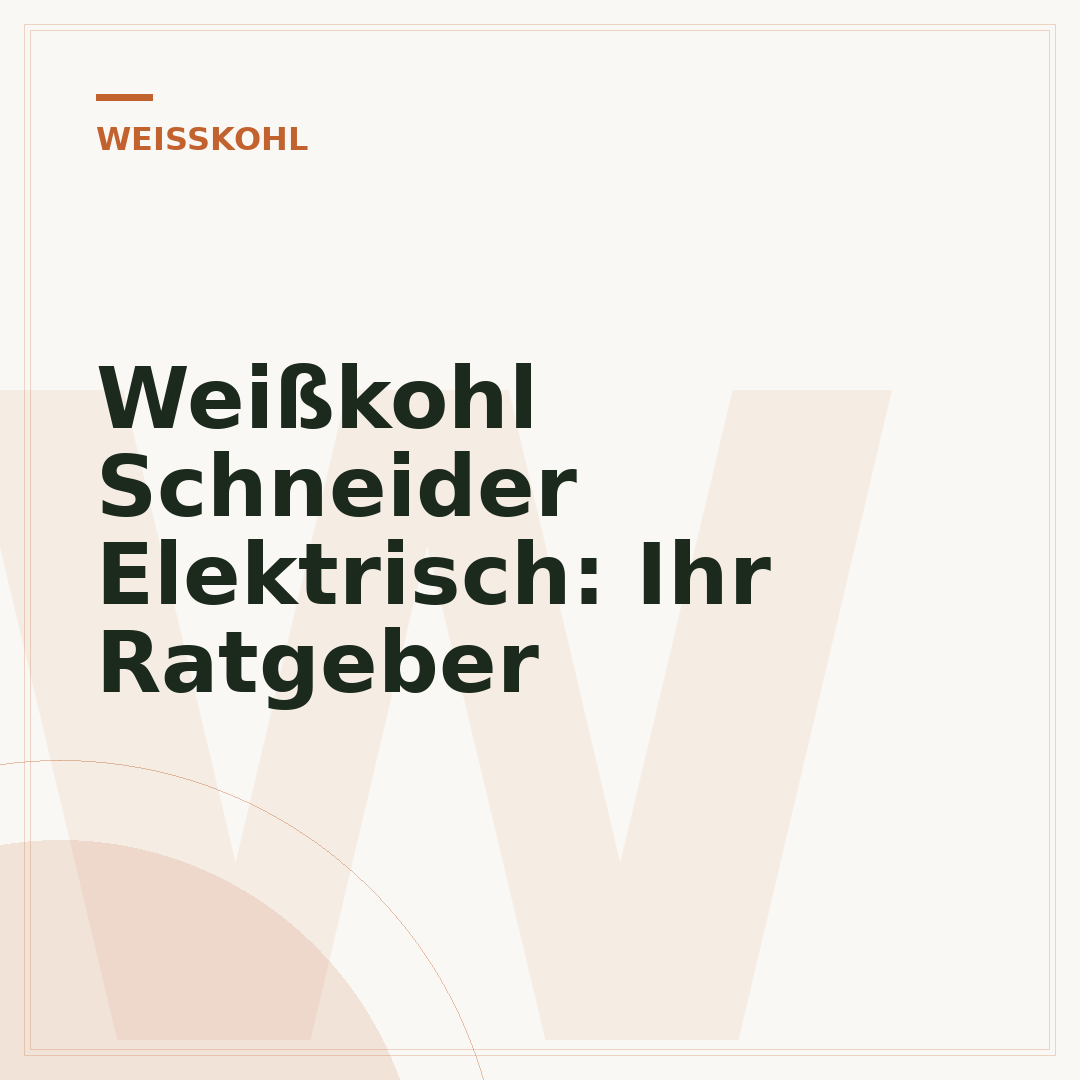 Weißkohl Schneider Elektrisch: Ihr Ratgeber