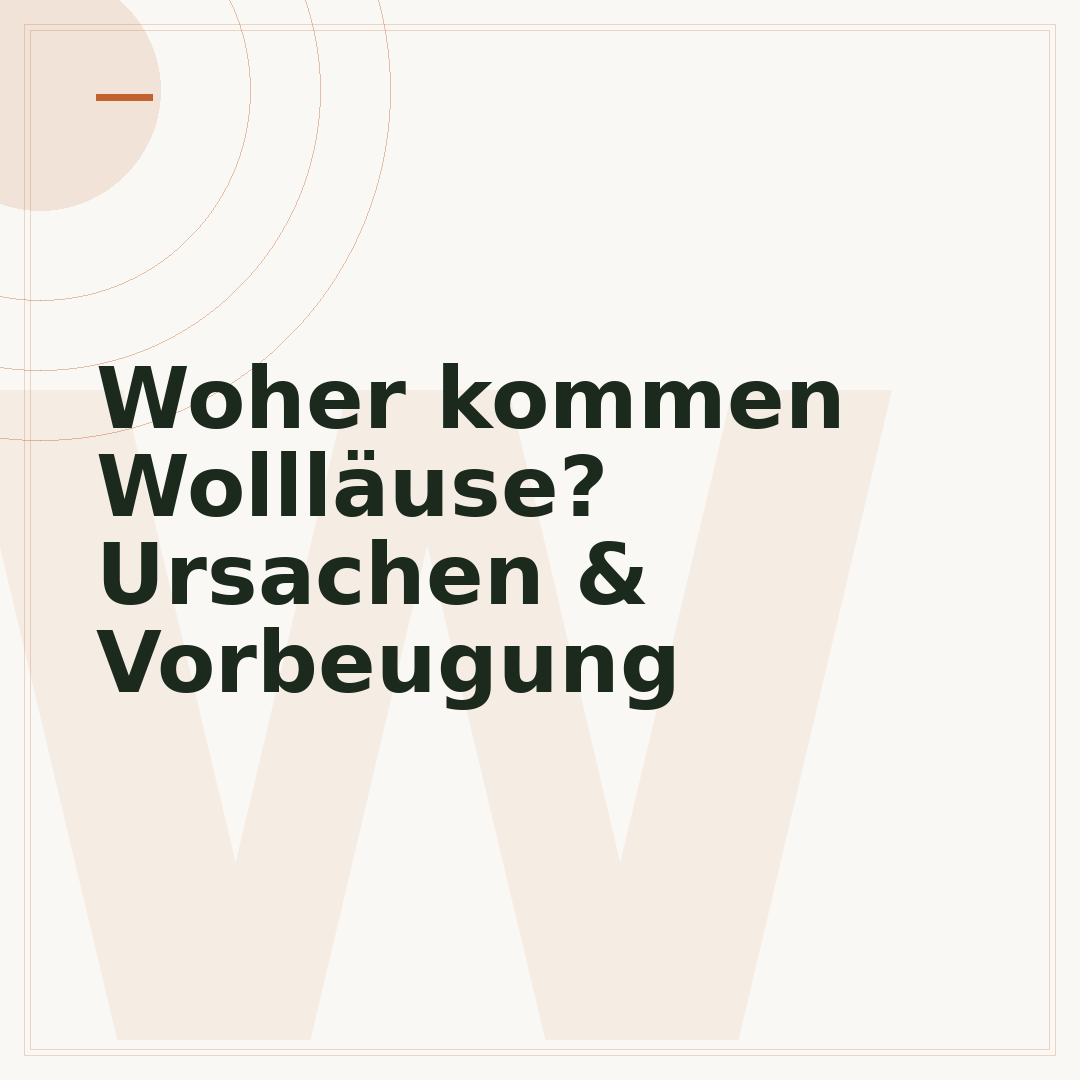 Woher kommen Wollläuse? Ursachen & Vorbeugung