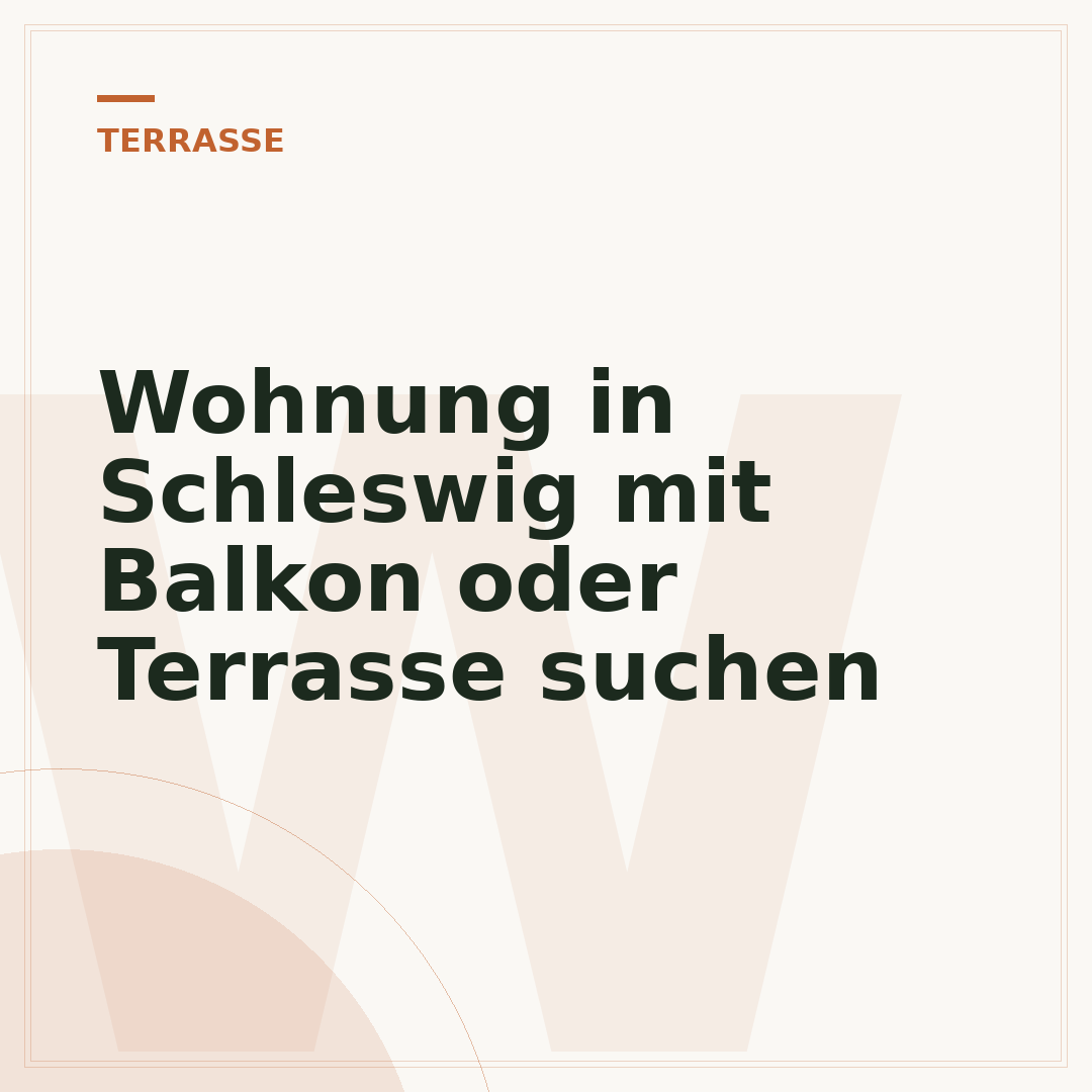 Wohnung in Schleswig mit Balkon oder Terrasse suchen