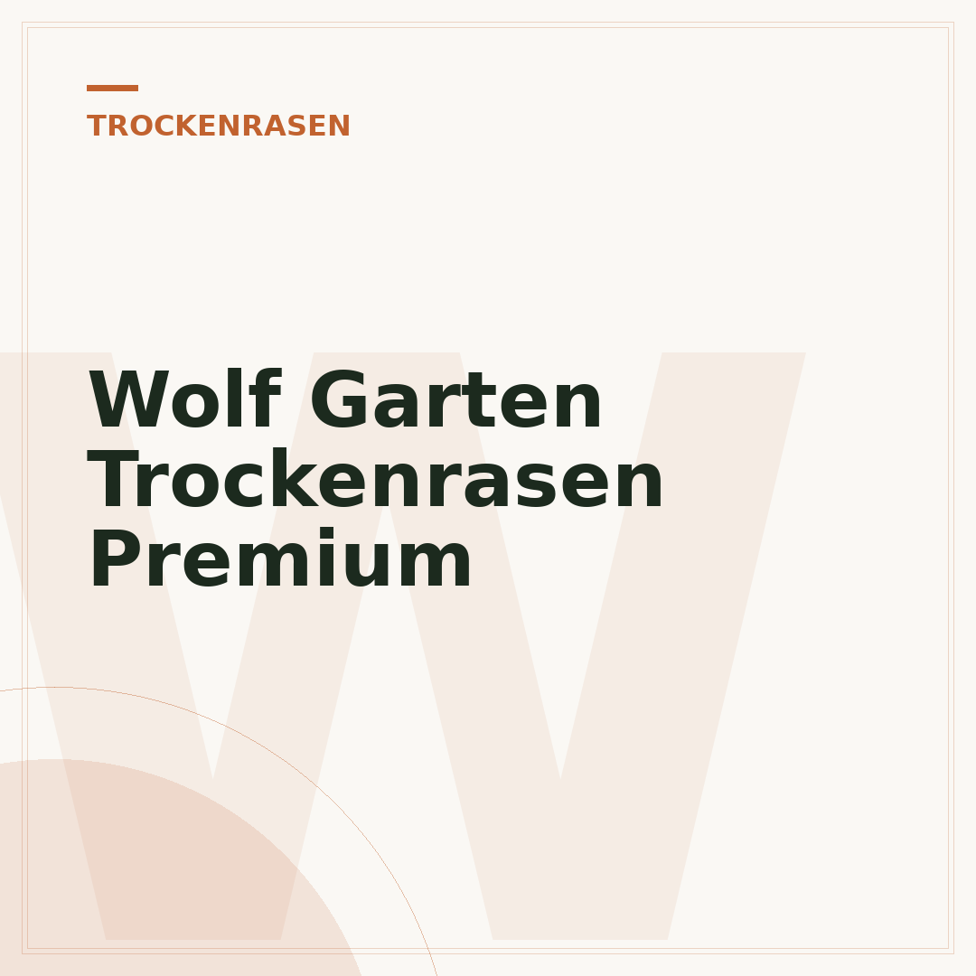Wolf Garten Trockenrasen Premium