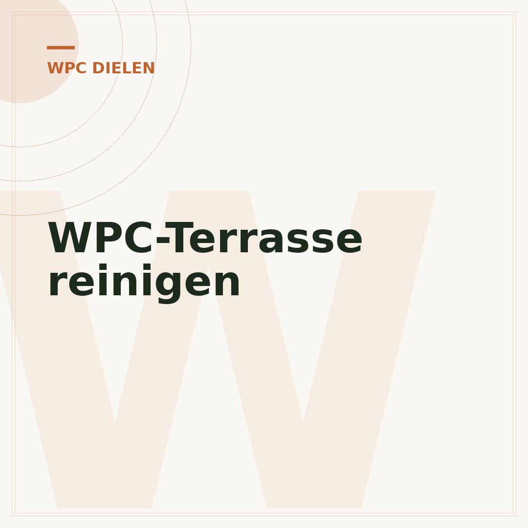WPC-Terrasse reinigen