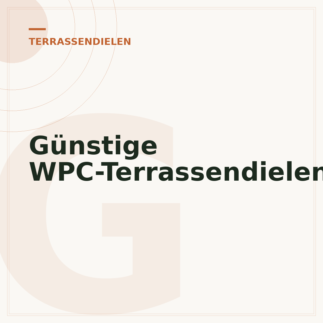 Günstige WPC-Terrassendielen