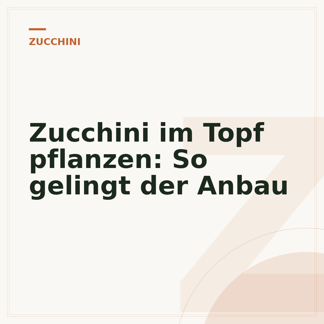 Zucchini im Topf pflanzen: So gelingt der Anbau